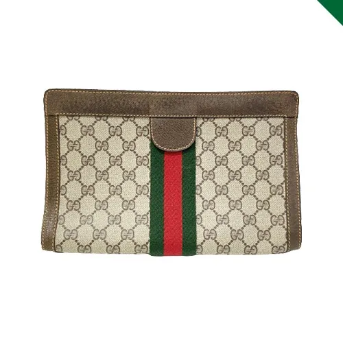 【GUCCI】グッチ シェリーライン GG柄 セカンドバッグ